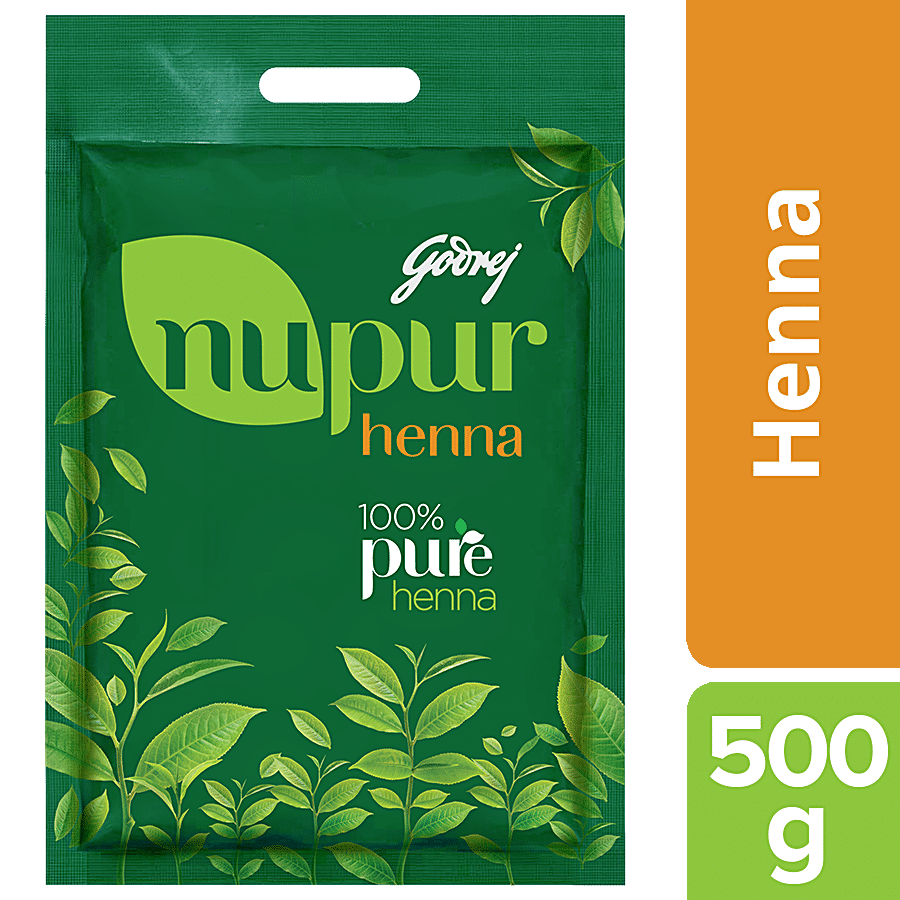 Buy Godrej Nupur 100% Pure Henna/Mehendi - Natural Conditioning &  Anti-Dandruff Hair Colour Solution Online at Best Price of Rs  -  bigbasket
