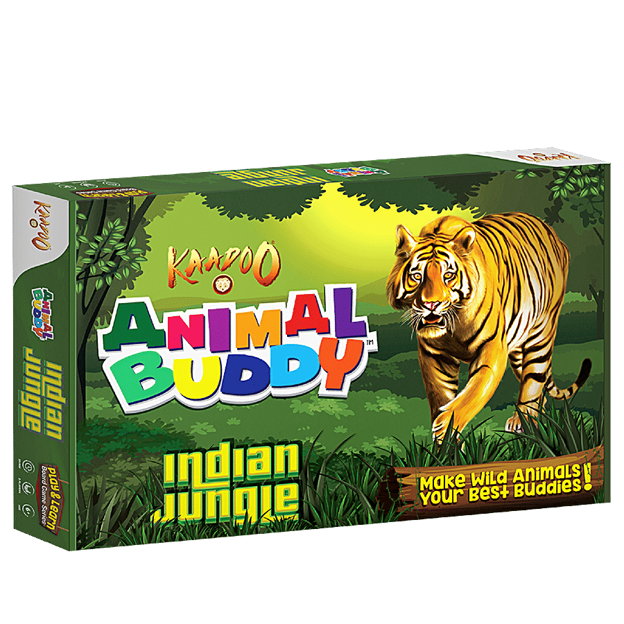 Buy Kaadoo Animal Buddy Board Game - Indian Jungle Discovery, Kids, Play &  Learn, Multi-Colour Online at Best Price of Rs 399 - bigbasket
