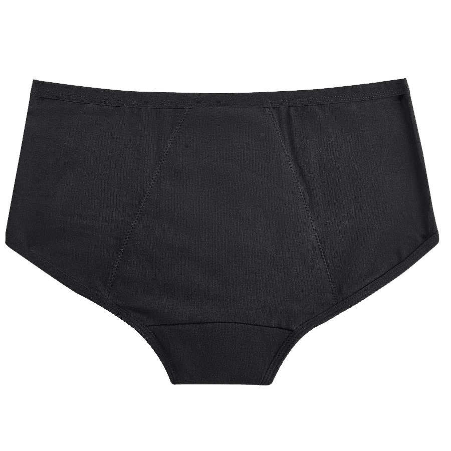 FabPad Women Reusable Leak Proof Period Panty (Black, 2XL 40-43