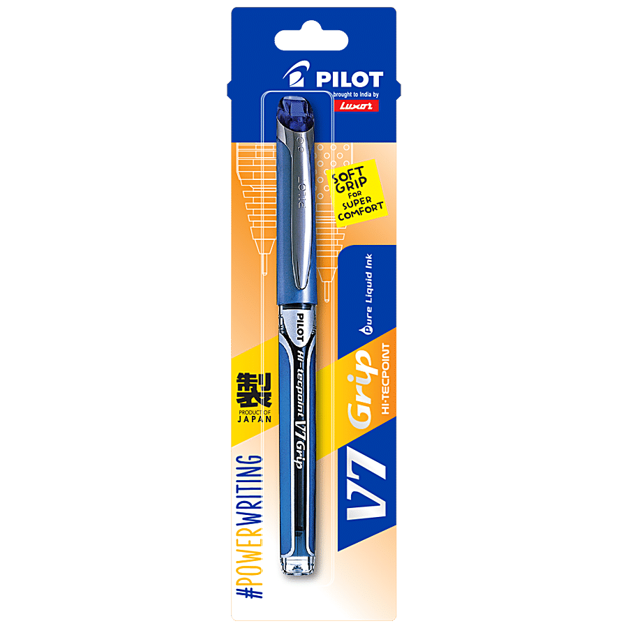 Pilot Hi-Techpoint 05 Super Value Pen Blue Free Shipping Pack of 3 