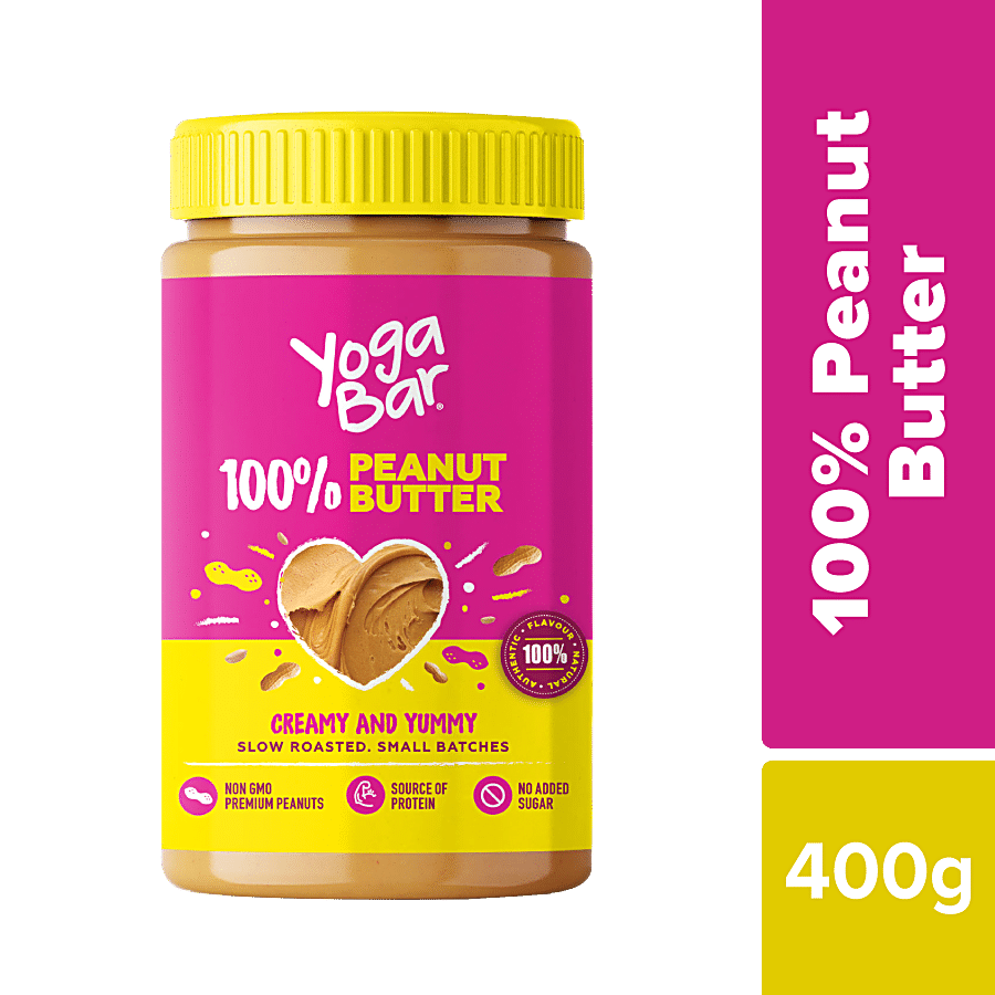 Buy Yoga Bar 100% Peanut Butter - Creamy, Roasted, High In Protein,  Non-GMO, No Added Sugar Online at Best Price of Rs 529 - bigbasket