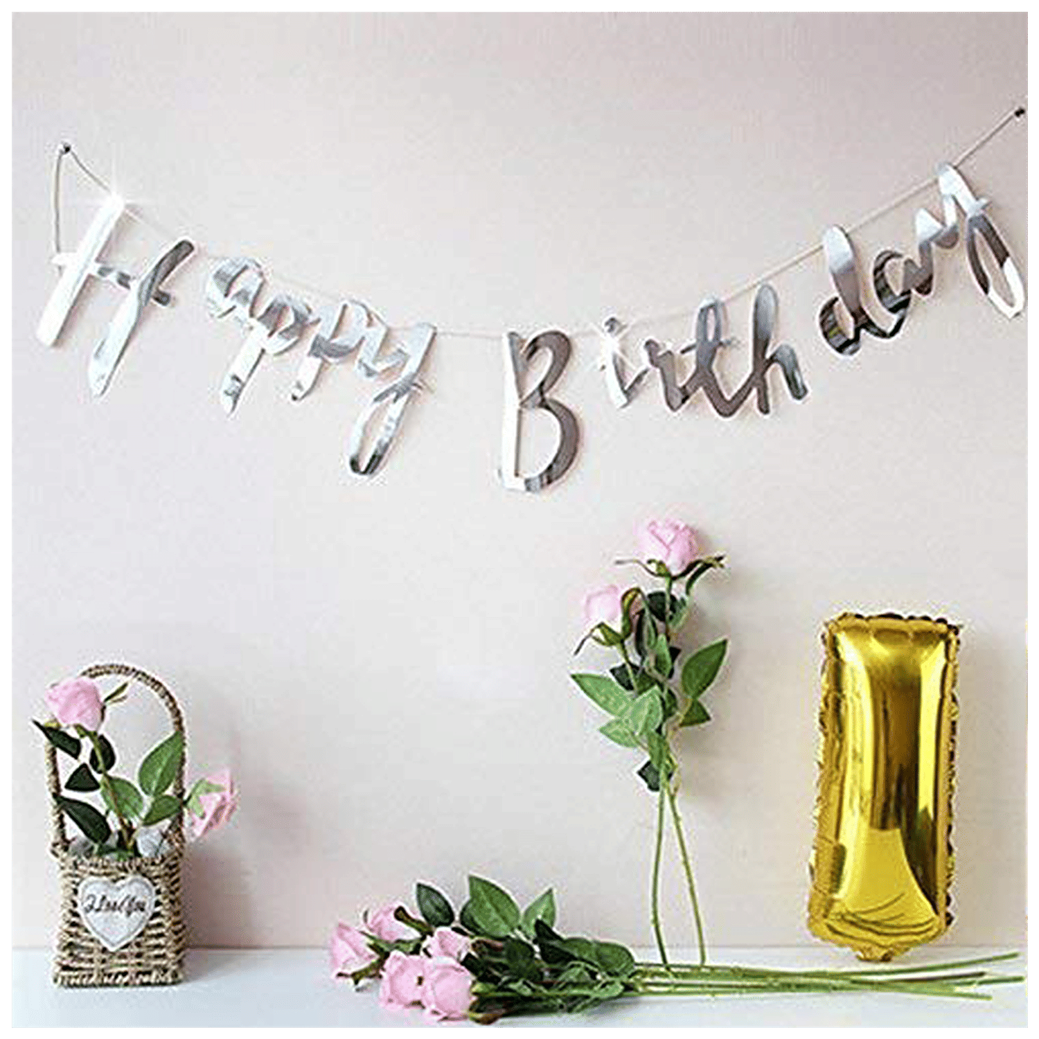 Buy Hankley Happy Birthday Paper Cut Hanging Banner Set - For ...