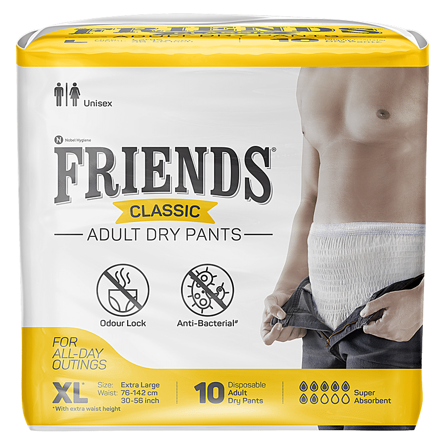 Buy Friends Adult Diaper Pants Classic, Extra Large Online at Best Price of  Rs 660 - bigbasket