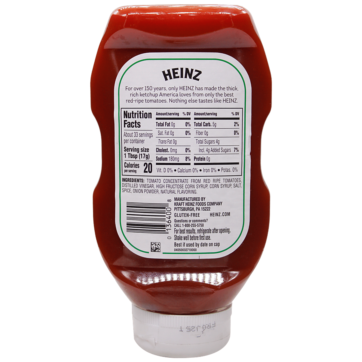 Nutrition Facts Of Heinz Tomato Ketchup Besto Blog