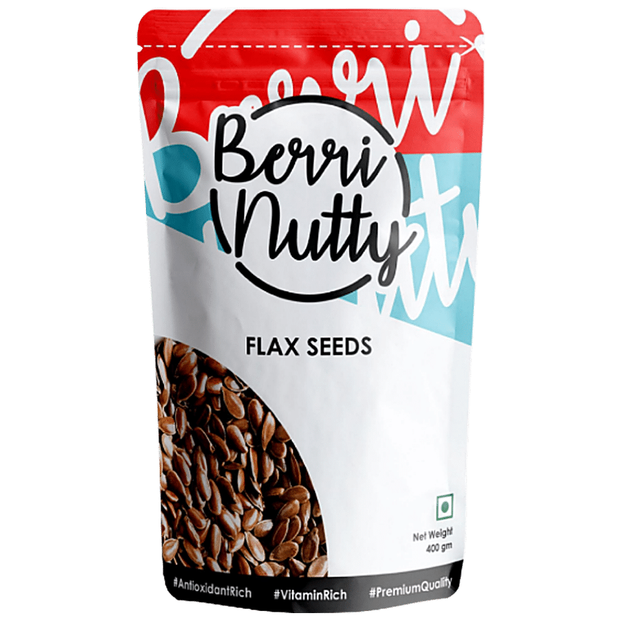 Buy Berrinutty Premium Flax Seeds - Rich In Antioxidant & Vitamin Online at  Best Price of Rs 249 - bigbasket
