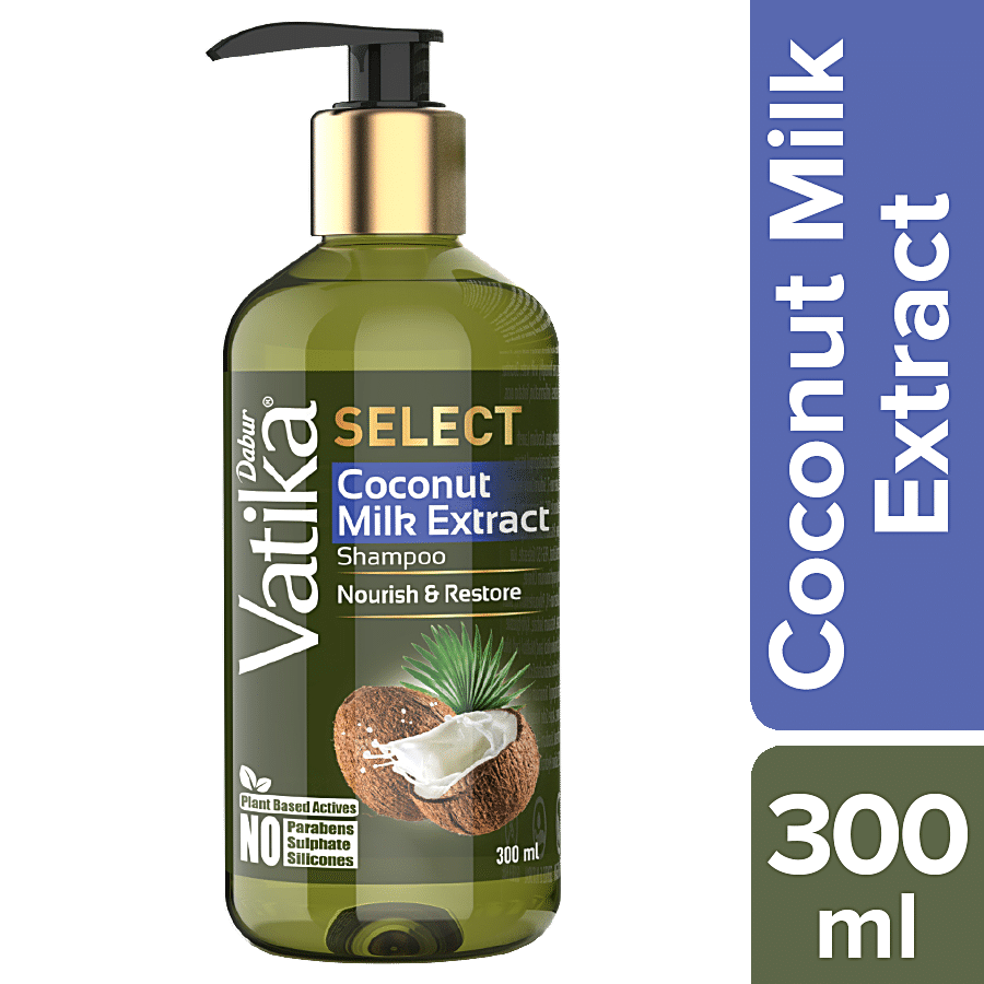 Buy Dabur Vatika Select Shampoo - Coconut Milk Extract, Nourish & Restore  Online at Best Price of Rs 449 - bigbasket