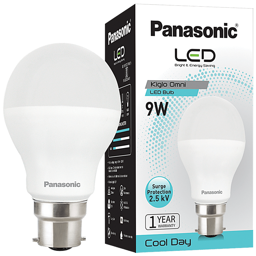 vacuum mimic Manufacturer Buy Panasonic LED LED Bulb - 9W,Cool Daylight White,Base B22 Online at Best  Price of Rs 90 - bigbasket