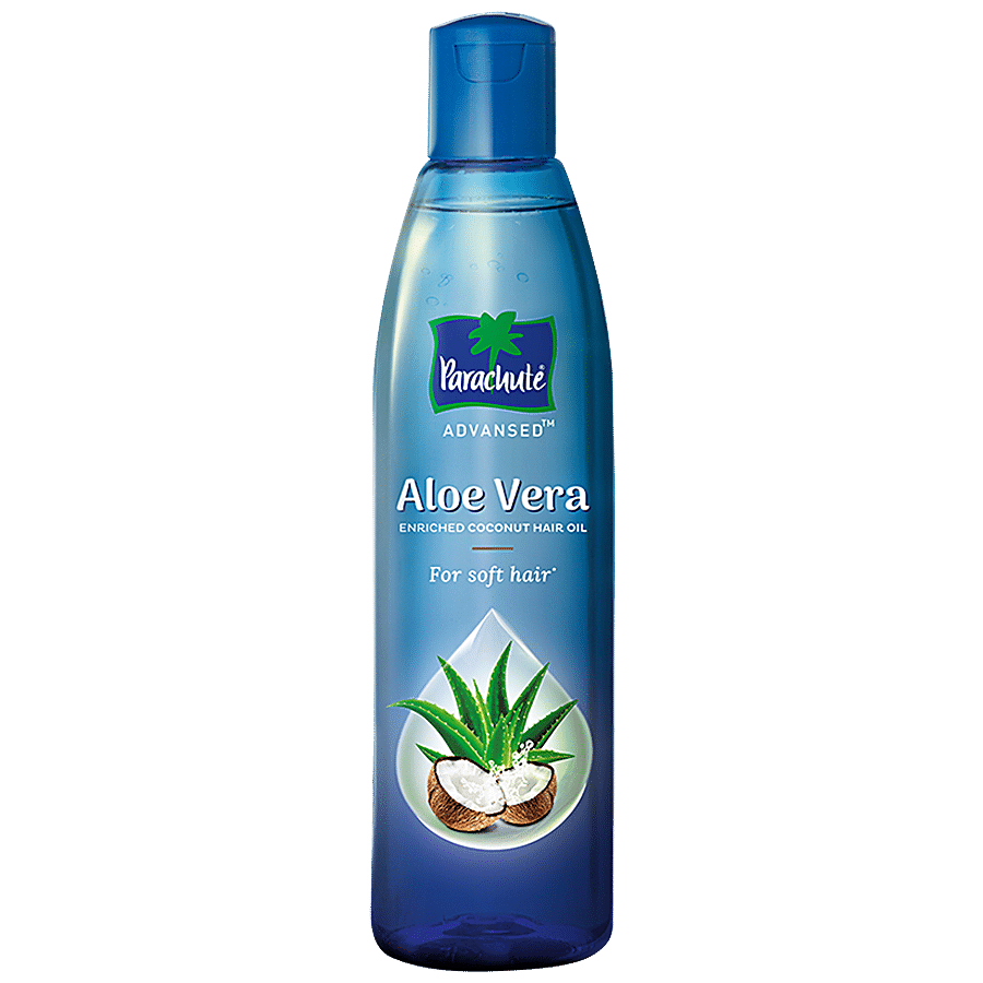 Buy Parachute Advansed - Aloe Vera, Enriched Coconut Hair Oil, For Soft &  Strong Hair Online at Best Price of Rs 210 - bigbasket