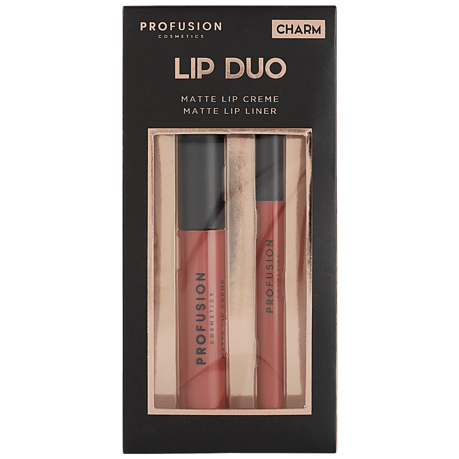 Profusion Cosmetics Lip Duo - Matte Creme & Liner, 9.8 g