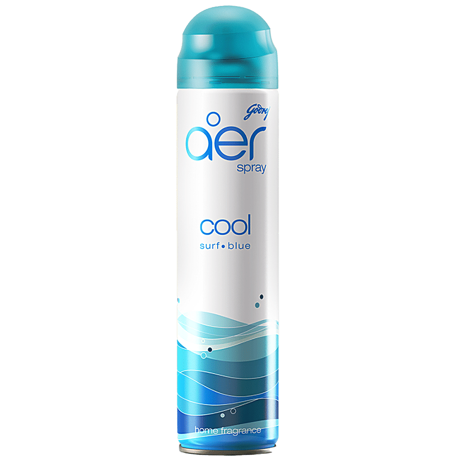 Buy Godrej Aer Spray - Home & Office Air Freshener, Cool Surf Blue