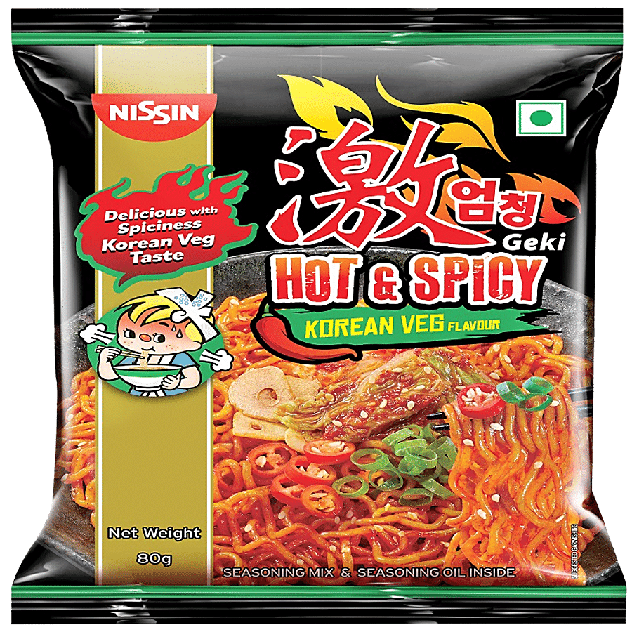 Buy Nissin Geki Hot & Spicy Korean Veg Instant Noodles Online at Best Price  of Rs 45.08 - bigbasket
