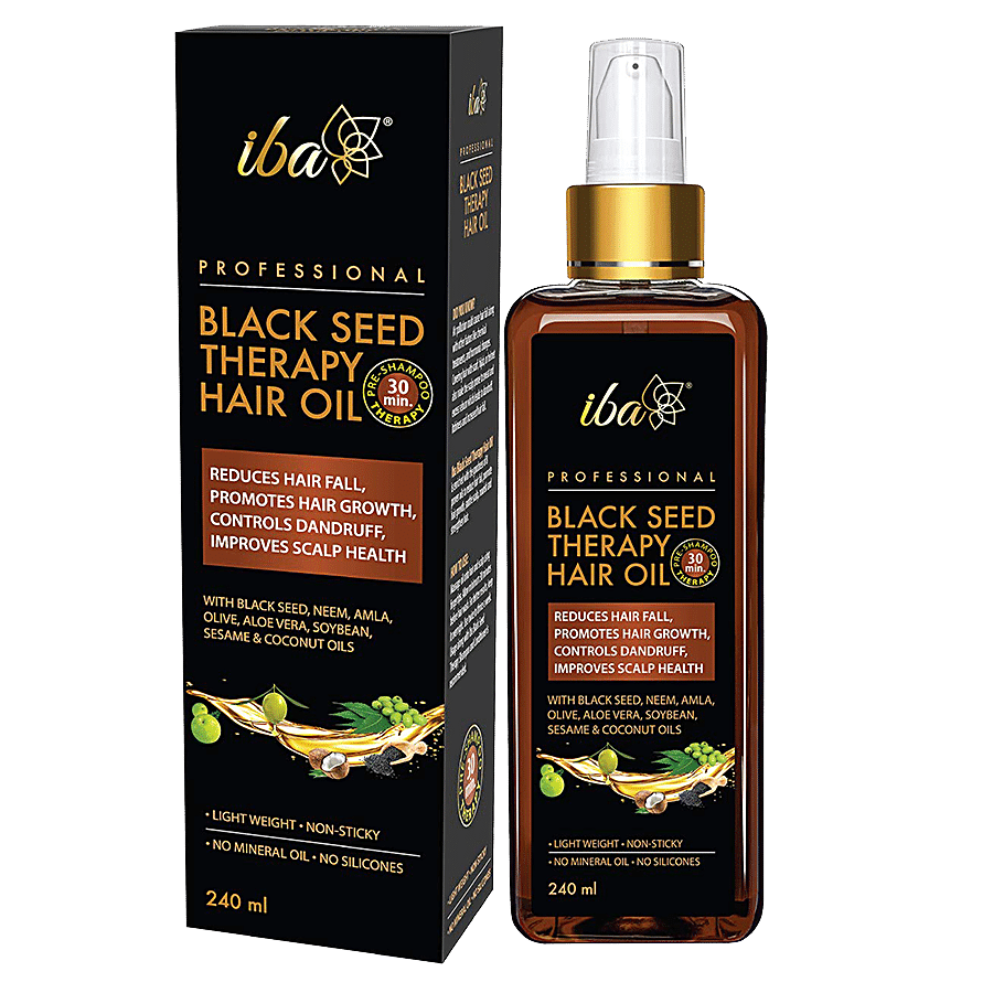 Buy Iba Professional Black Seed Therapy Hair Oil - Reduces Hair Fall Online  at Best Price of Rs  - bigbasket