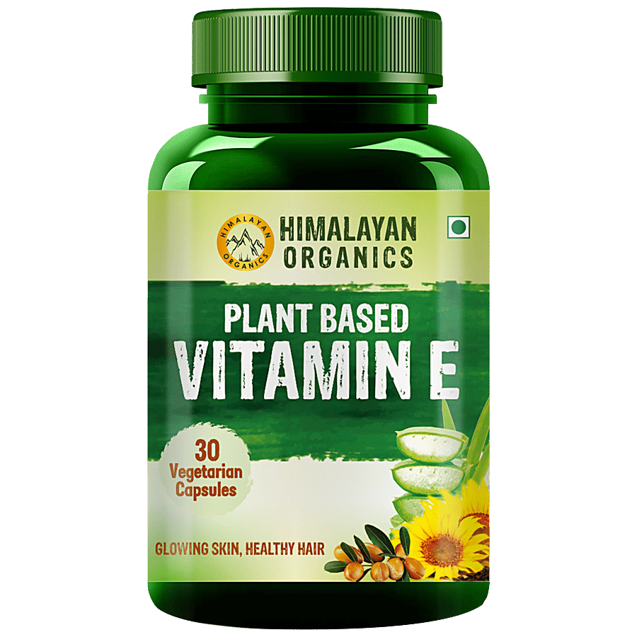 Buy Himalayan Organics Plant Based Vitamin E Capsules - For Glowing Skin &  Hair Online at Best Price of Rs 1045 - bigbasket