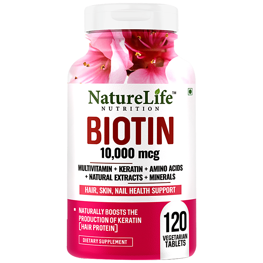 Buy Nature Life Nutrition Biotin Dietary Supplement Tablets - For Glowing  Skin, Nail & Hair Online at Best Price of Rs 1375 - bigbasket