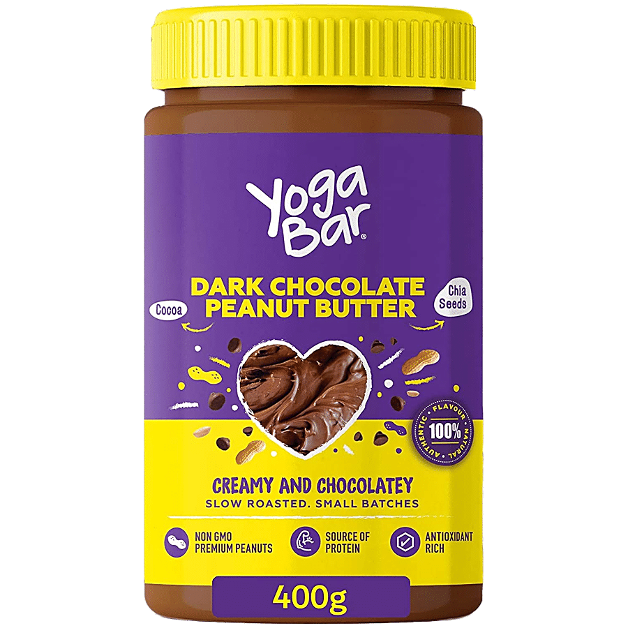 Buy Yoga Bar Crunchy Dark Chocolate Peanut Butter - Sweet & Salty,  Protein-rich Online at Best Price of Rs 299 - bigbasket