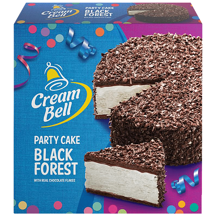 Buy Cream Bell Fantasia Black Forest Ice Cream Cake - With Chocolate Flakes, High-Quality Ingredients Online at Best Price of Rs