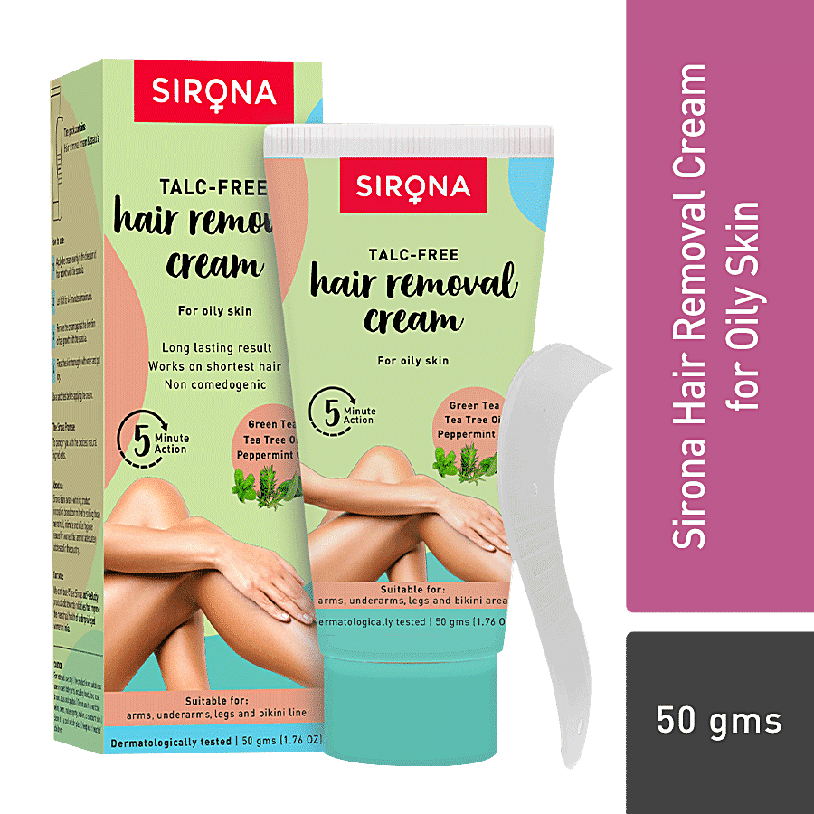 Buy SIRONA Talc-Free Hair Removal Cream for Women with Goodness of  Pomegranate Extract & Peppermint Oil Online at Best Price of Rs  -  bigbasket