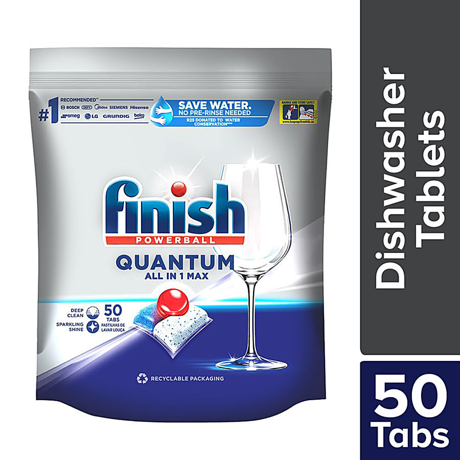 Buy Finish Powerball Quantum All in 1 Max Dishwasher Tablets