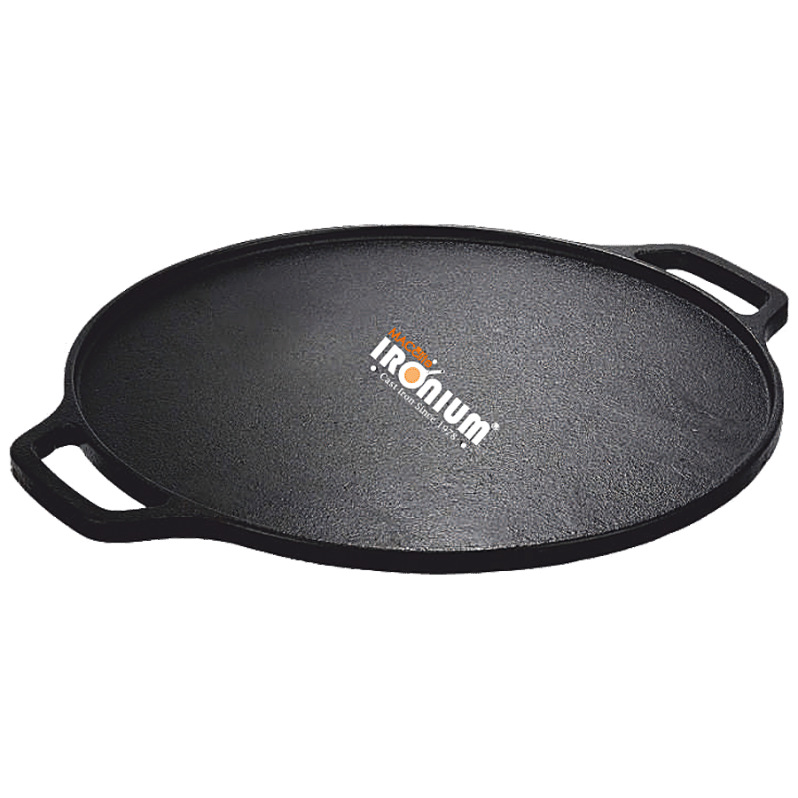 Buy SK Metals Pre Seasoned Cast Iron Dosa Tawa/ Single Handle / Curve Type  / Black 2.00 Kg (12 Inches) Online at Best Prices in India - JioMart.