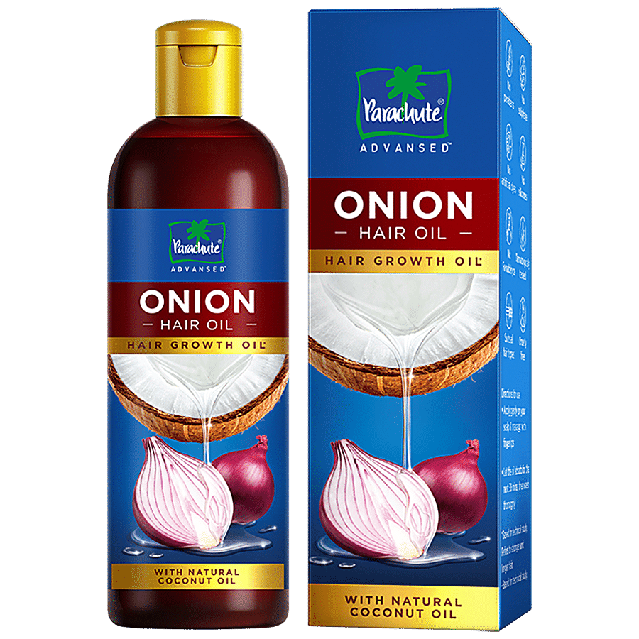 Buy Parachute Advansed Parachute Advansed Onion Hair Oil - For Hair Growth  & Hair Fall Control With Natural Coconut Oil & Vitamin E Online at Best  Price of Rs  - bigbasket