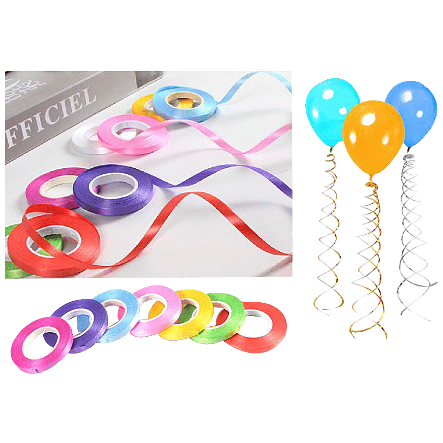 Buy Creative Space Curling Ribbons - For Balloon Strings & Wall  Decorations, Multicolour Online at Best Price of Rs 82.66 - bigbasket