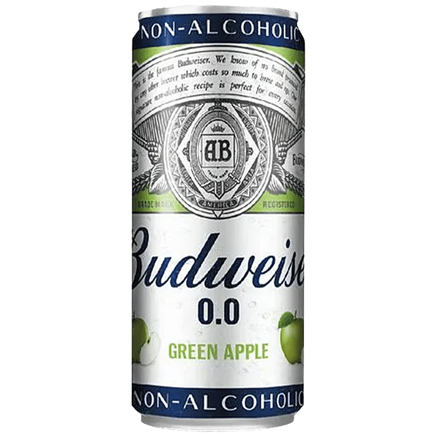 Budweiser 0 Non Alcoholic Green