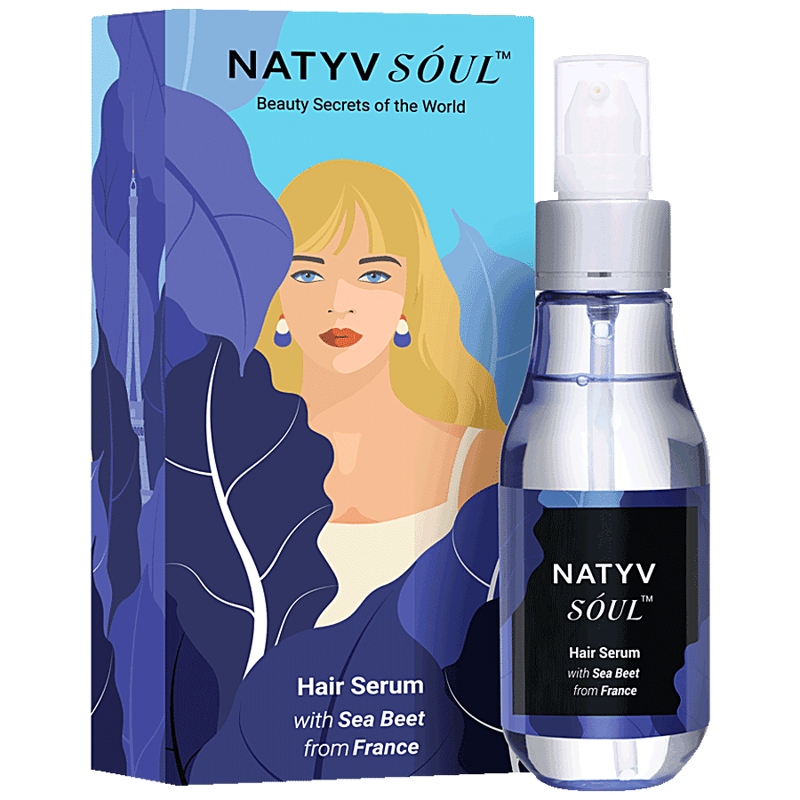 Buy Natyv Soul Hair Serum - With Sea Beet, Helps Control Frizz, No  Parabens, From France Online at Best Price of Rs  - bigbasket