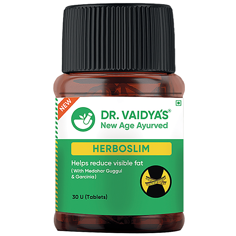 Buy Dr. Vaidyas Herboslim Tablets - With Medohar Guggul & Garcinia
