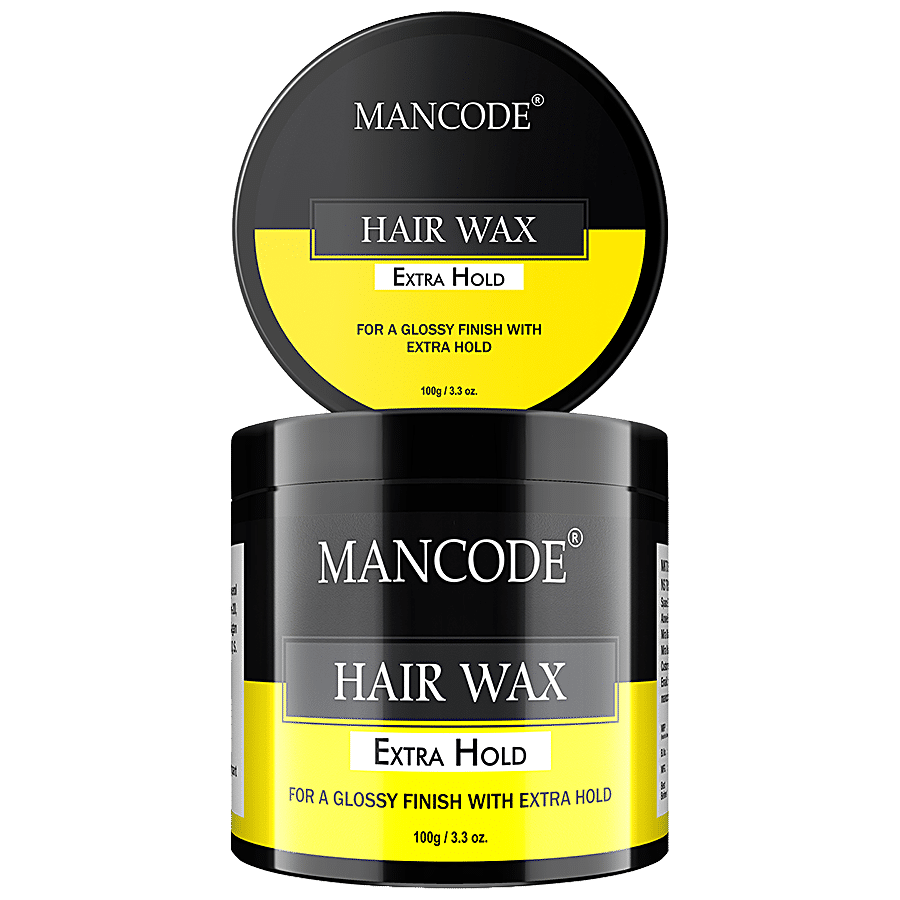Buy Mancode Extra Hold Hair Wax - Intense Nourishment, Easy To Wash, Gives  Glossy Finish Online at Best Price of Rs 175 - bigbasket
