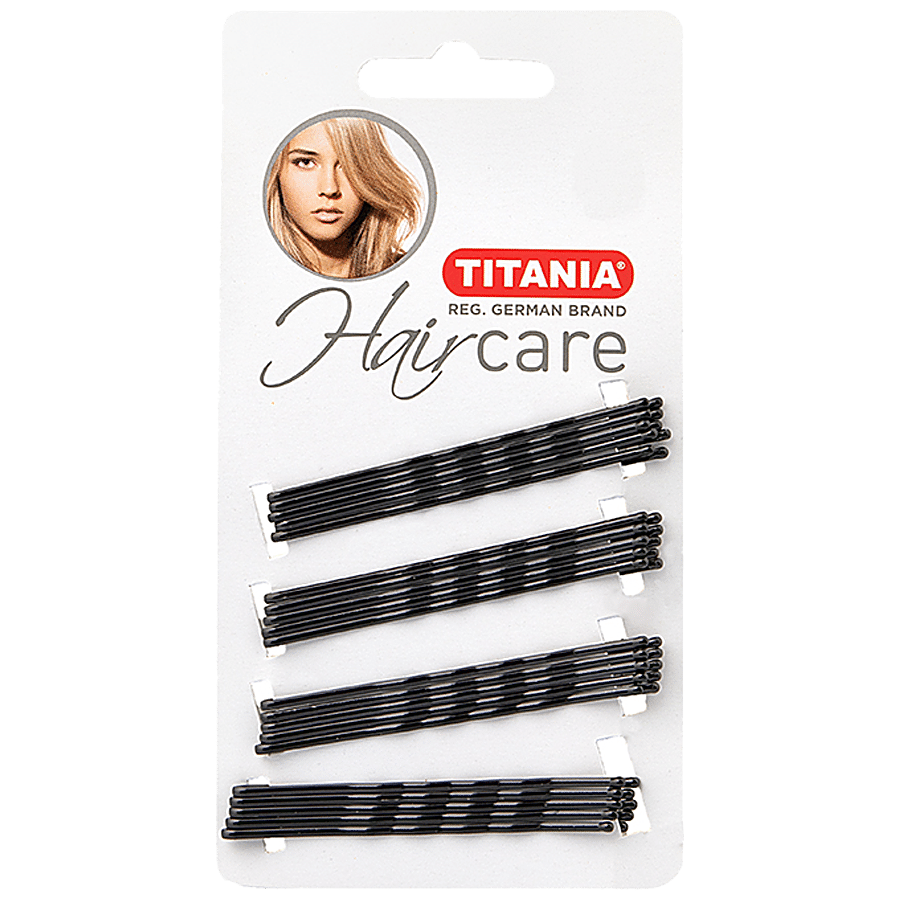 Buy Titania Hair Clips/Pins - Lightweight, Durable, For Women, Black,  DP100209 Online at Best Price of Rs 149 - bigbasket