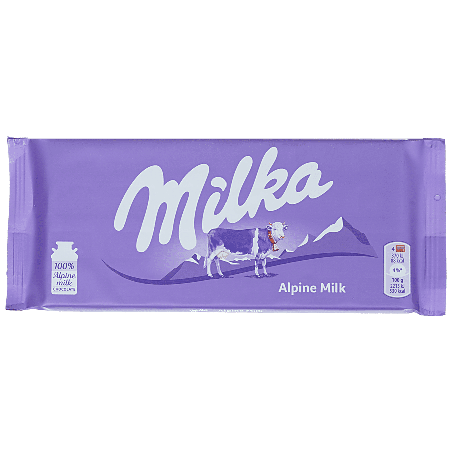 Buy Milka Alpine Milk Chocolate Bar Online at Best Price of Rs 185