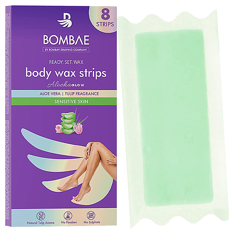 Buy Bombay Shaving Company Bombae Women Full Body Wax Strips For Sensitive Skin Online at Best Price of Rs picture pic