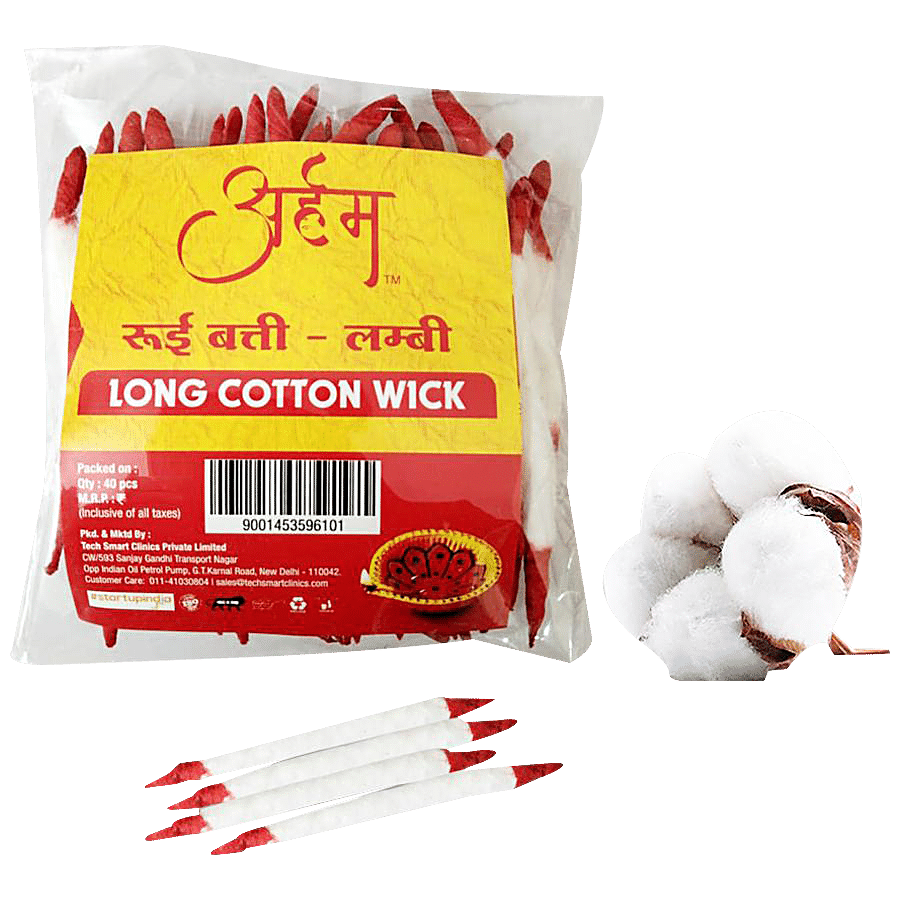 ARINJAY round cotton batti,cotton wicks for pooja Cotton Wick Price in  India - Buy ARINJAY round cotton batti,cotton wicks for pooja Cotton Wick  online at