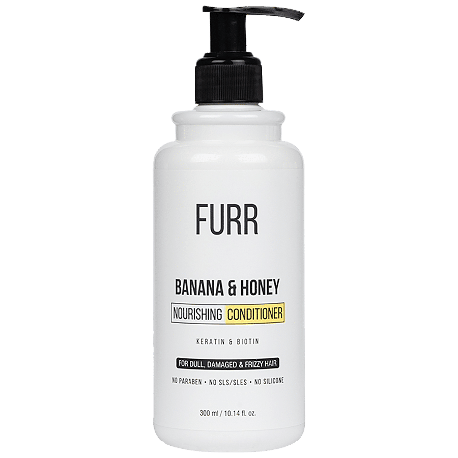 Buy Furr By Pee Safe Banana & Honey Nourishing Hair Conditioner With  Keratin & Biotin - For Dull, Damaged & Frizzy Hair Online at Best Price of  Rs  - bigbasket