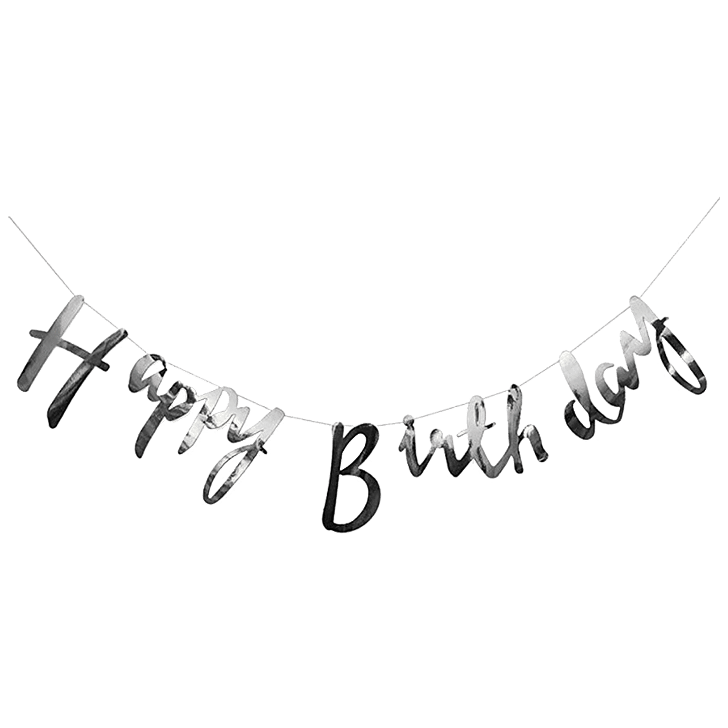 Buy CherishX Happy Birthday Letters Cursive Banner - For Girls ...