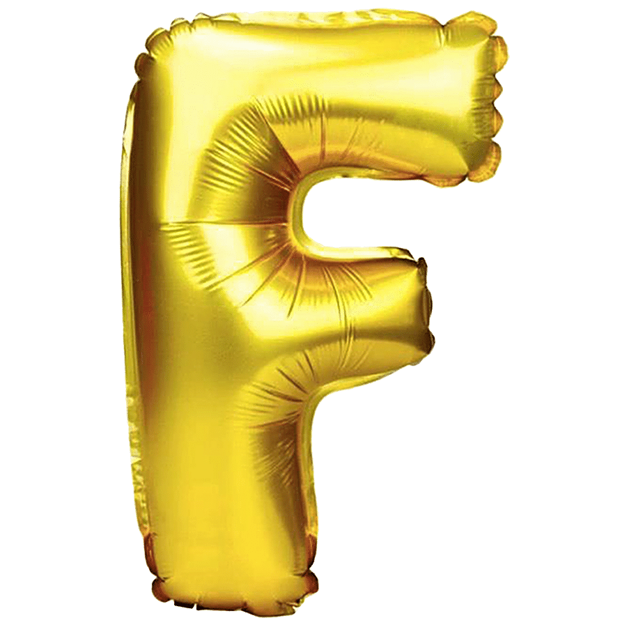 Buy CherishX F Letter/Alphabet Foil Balloon - For Birthday ...