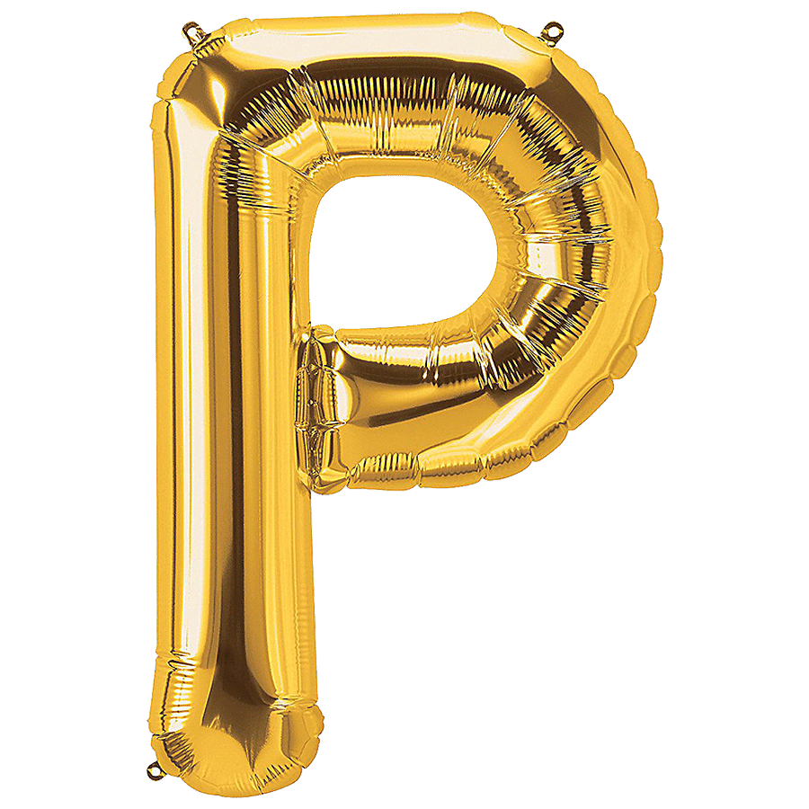 Buy CherishX P Letter/Alphabet Foil Balloon - For Birthday ...