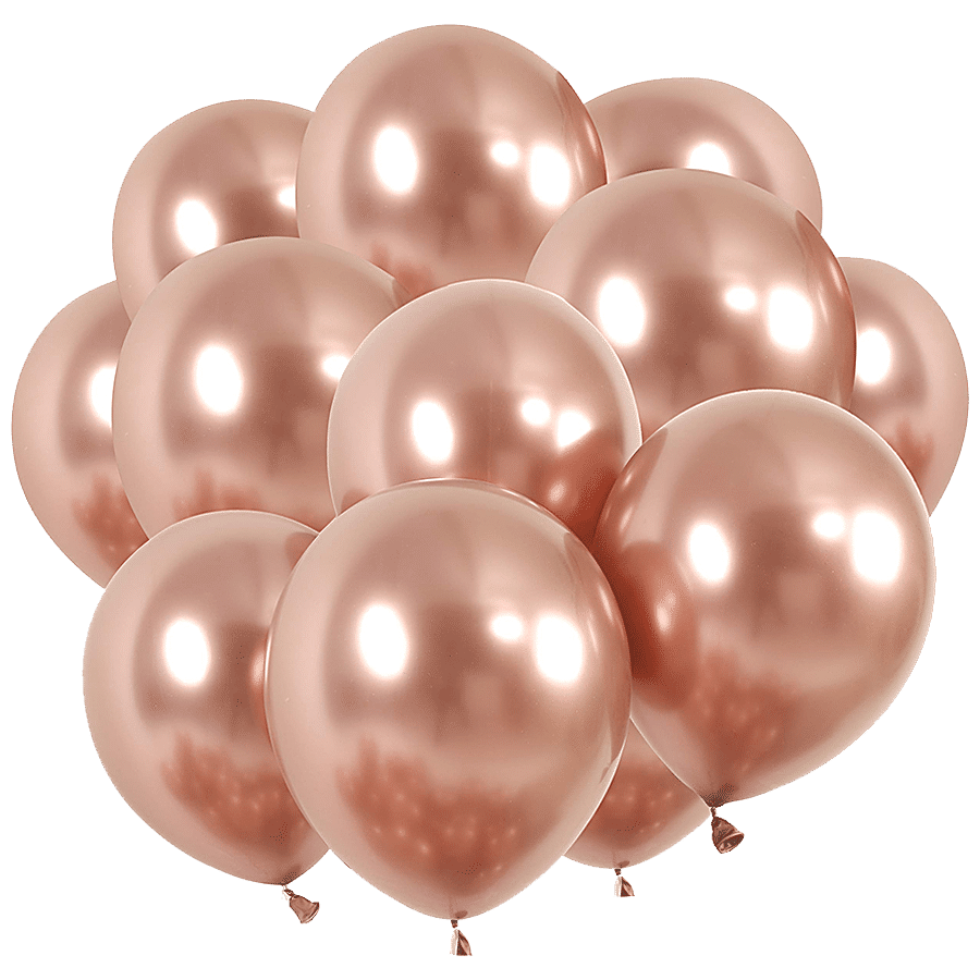 Ballons Happy Birthday rose