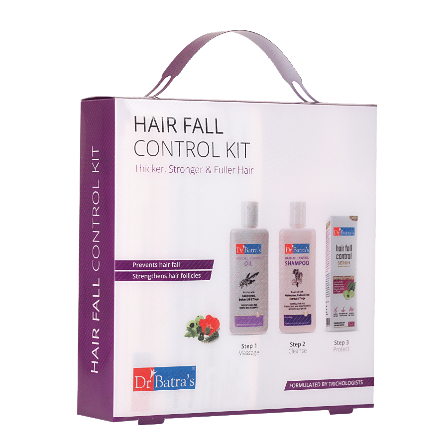 Buy Dr Batra's Hair Fall Control Kit - Provides Strength Online at Best  Price of Rs 4003 - bigbasket