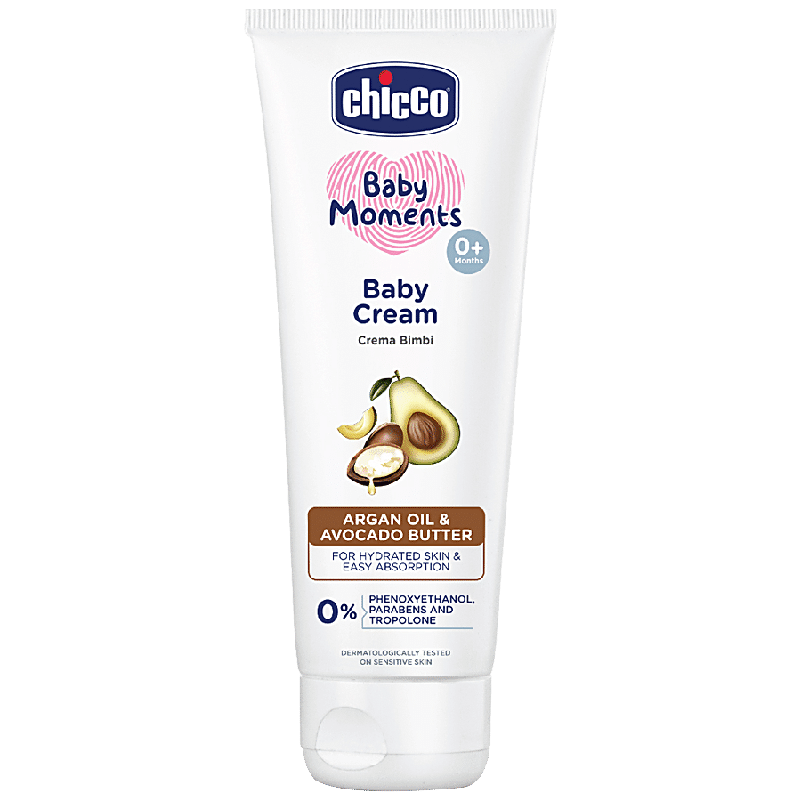 Buy Chicco Baby Moments Baby Cream - Argan Oil & Avocado Butter, Hydrates  Skin, 0+ Months Online at Best Price of Rs 199 - bigbasket