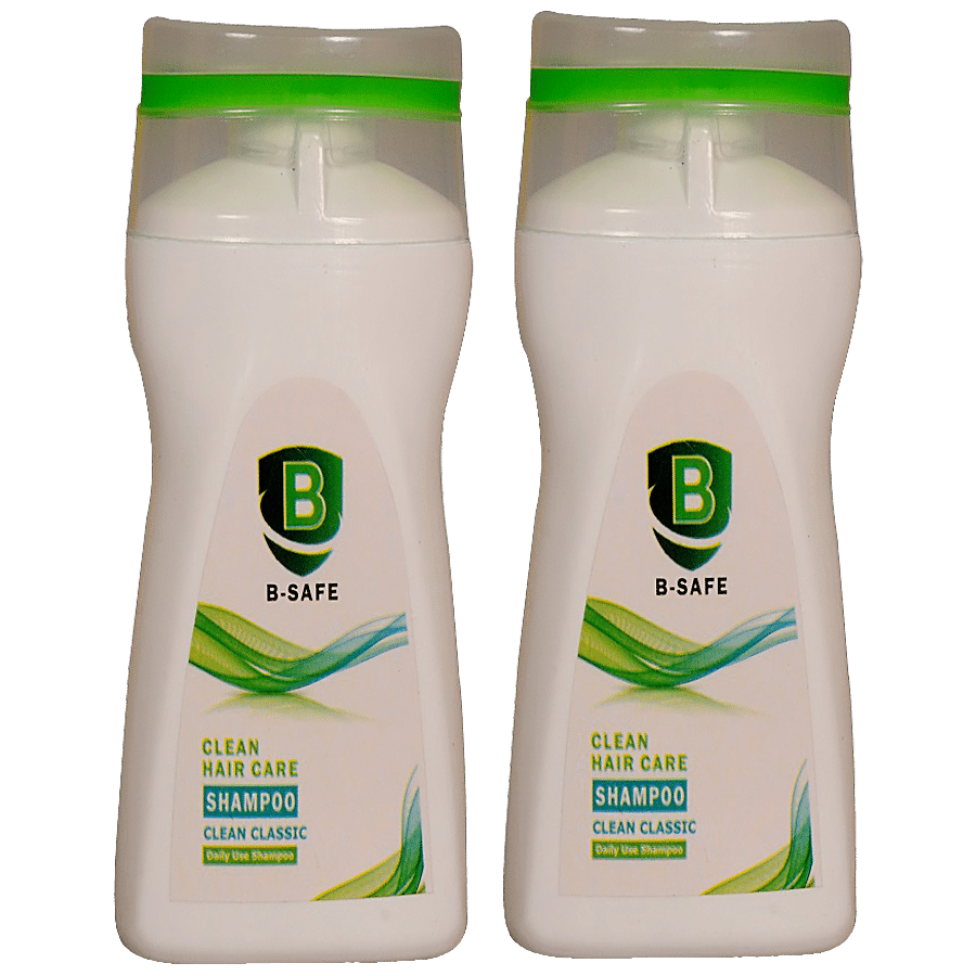 Buy B-SAFE Shampoo For Hair Care - Clean Classic, For Daily Use Online at  Best Price of Rs 140 - bigbasket