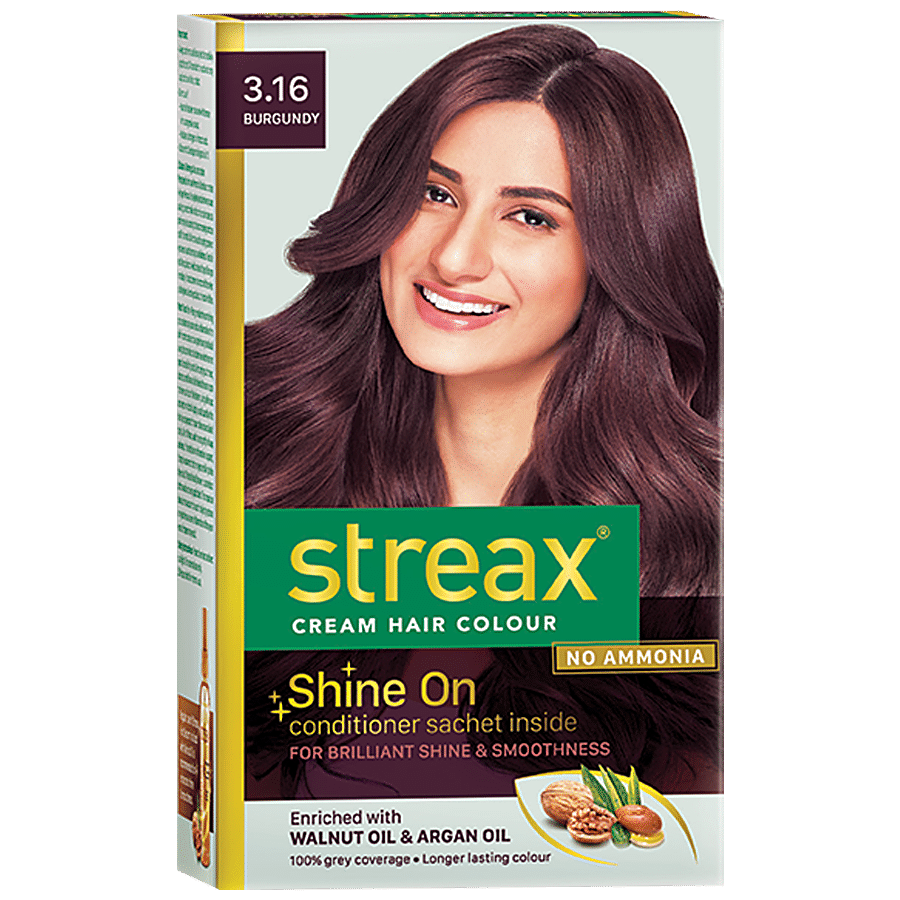 Buy Streax Cream Hair Colour - With Shine On Conditioner, For Smooth &  Shiny Hair, No Ammonia Online at Best Price of Rs 63 - bigbasket