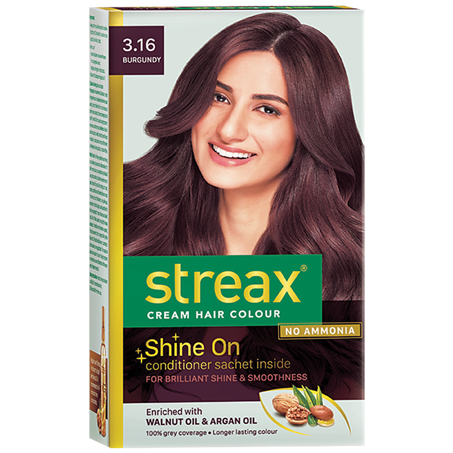 Buy Streax Cream Hair Colour - With Shine On Conditioner, For ...