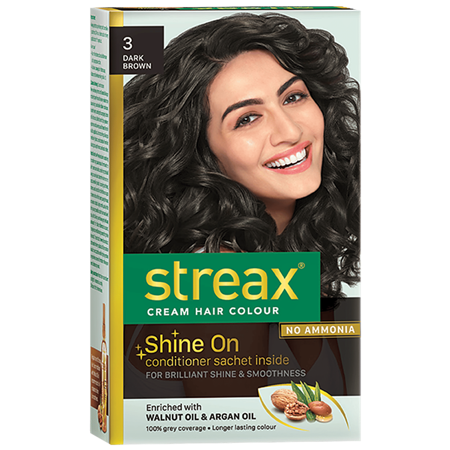 Buy Streax Cream Hair Colour - With Shine On Conditioner, For ...