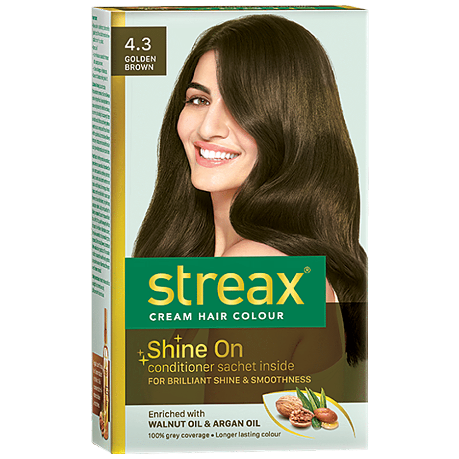 Buy Streax Cream Hair Colour - With Shine On Conditioner, For Smooth &  Shiny Hair Online at Best Price of Rs 63 - bigbasket