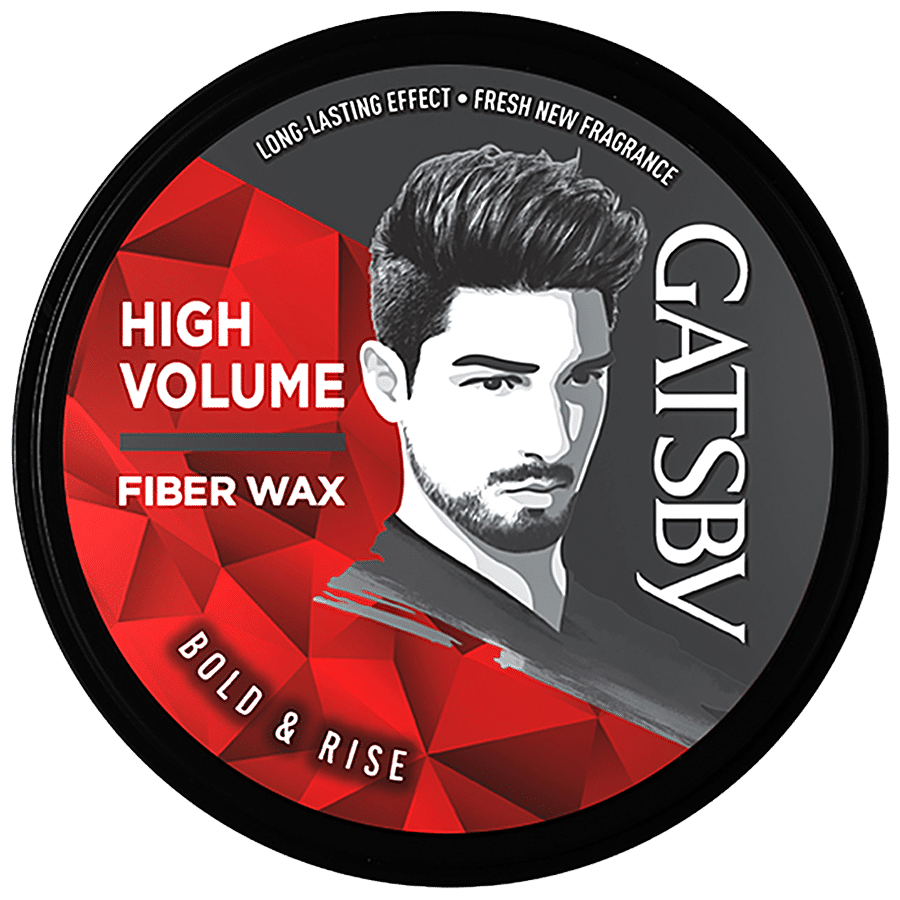 Buy Gatsby Hair Styling Fibre Wax - High Volume, Bold & Rise, Long Lasting  Effect, Fresh New Fragrance Online at Best Price of Rs 220 - bigbasket