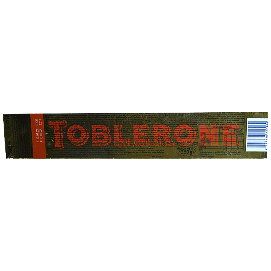 Toblerone Lait 360g - HELLOCANDY