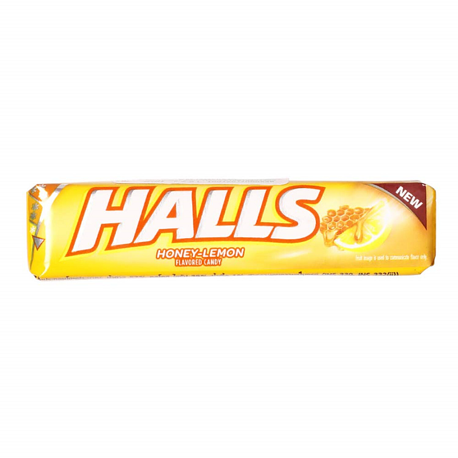 Halls Honey Lemon Candy Soothes Sore Throat Cough, 32 G