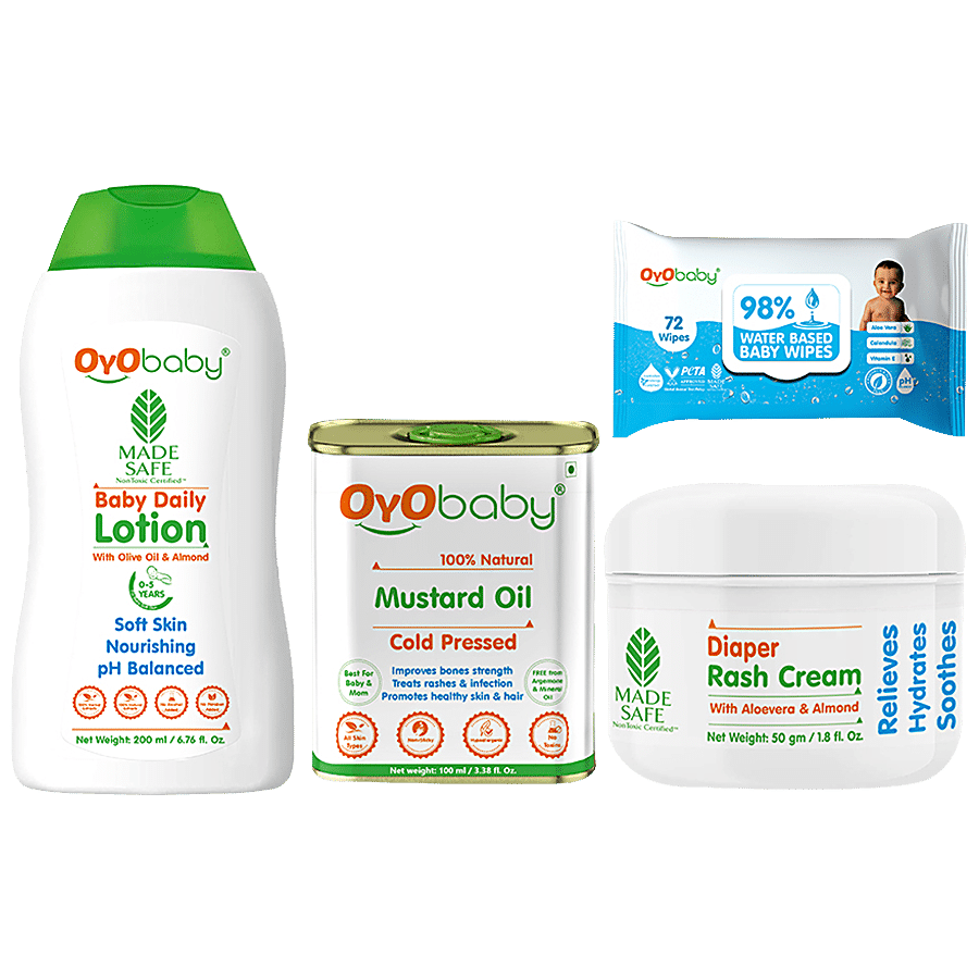 Buy OYO BABY Gift For Baby Girl & Boy - Skin & Hair Care Products, No  Parabens Online at Best Price of Rs 664 - bigbasket