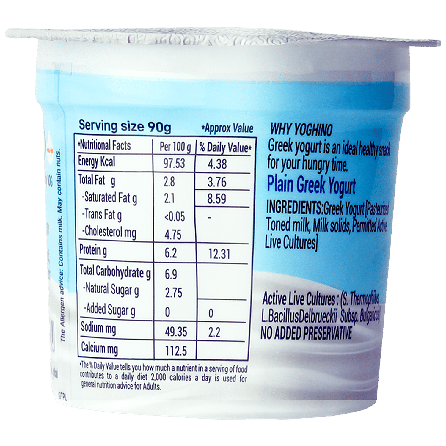Greek Yogurt Nutrition Per 100g Besto Blog